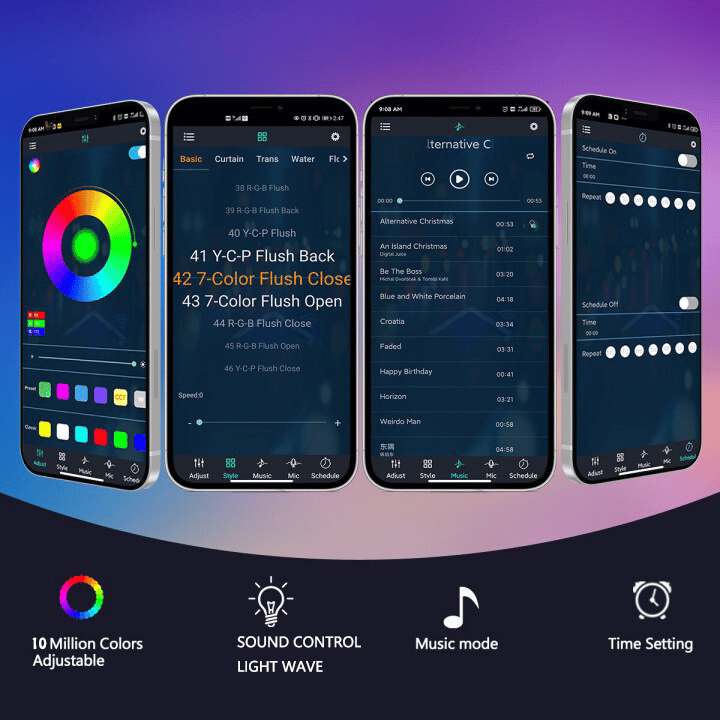 lusailstore - WiFi Bluetooth Smart Fireworks Led Light