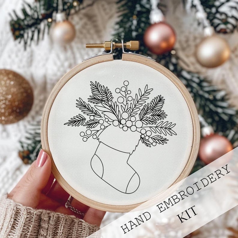 lusailstore-Christmas Embroidery KIT
