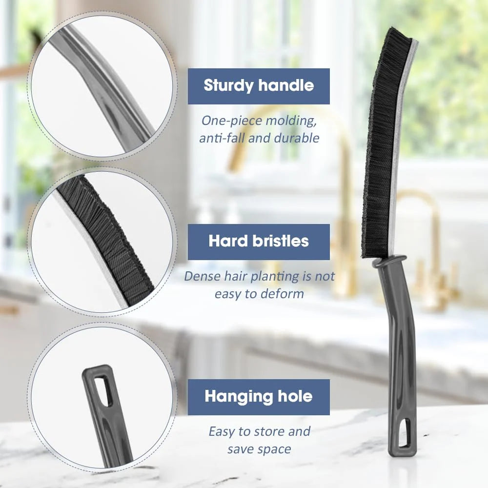 lusailstore-Hard-Bristled Crevice Cleaning Brush