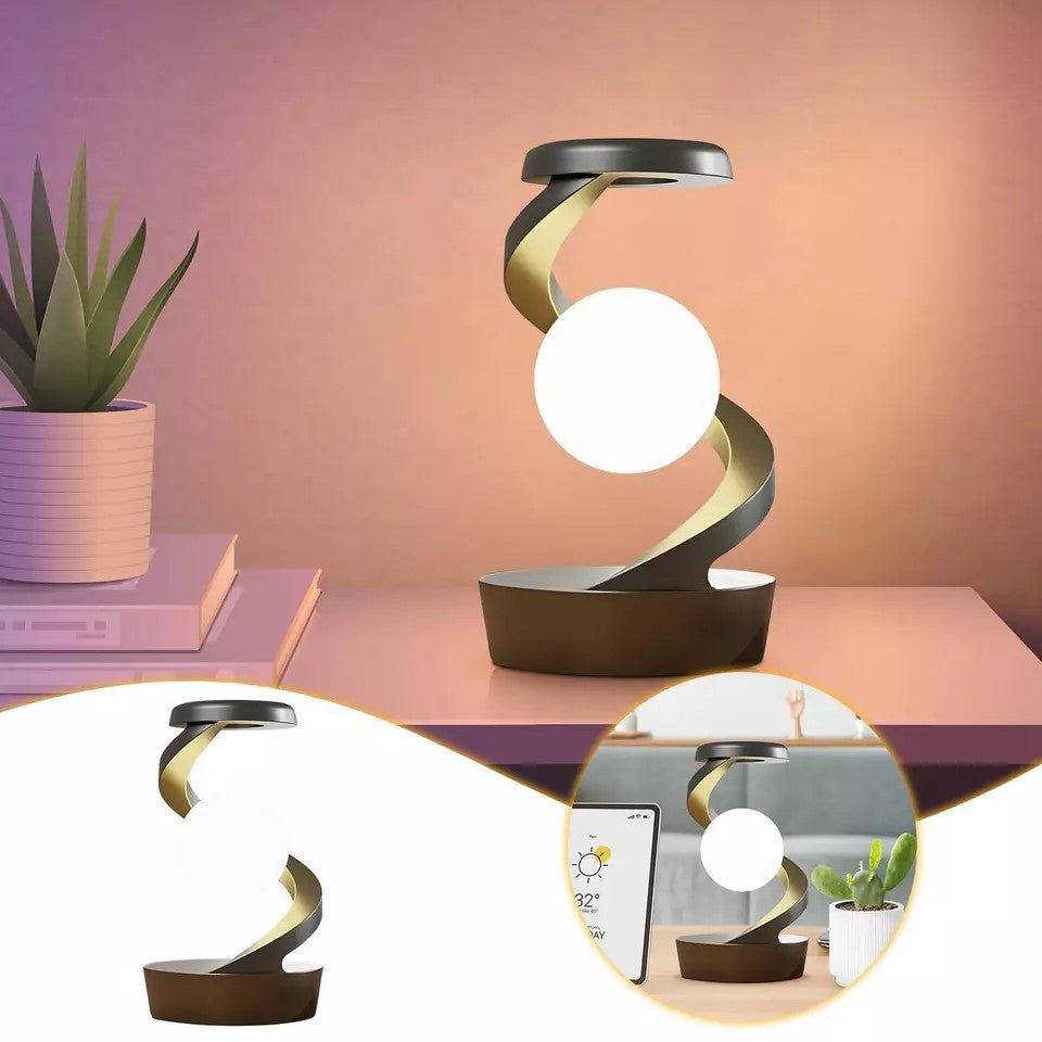 lusailstore - Rotating Floating Wireless Charging Light
