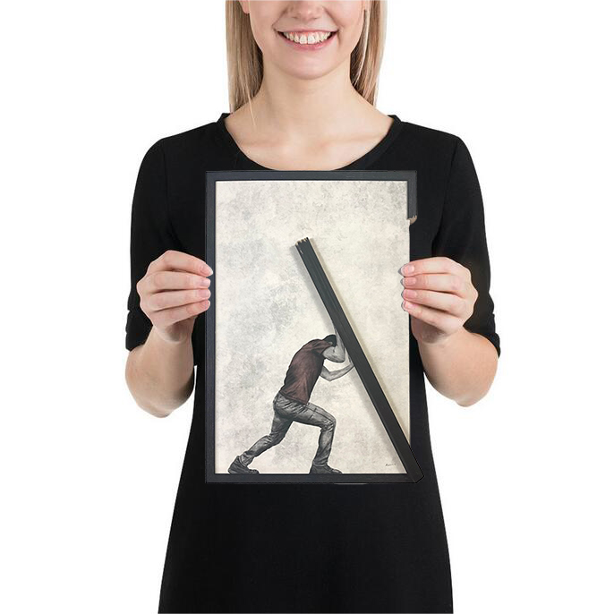lusailstore - Wall hanging decoration The art of destruction