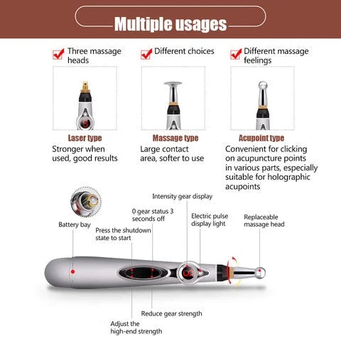 lusailstore - Massage electronic acupuncture pen