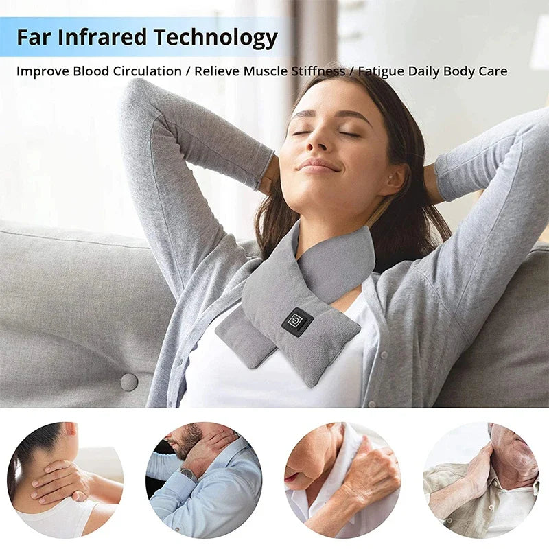 lusailstore - Rechargeable heated scarf