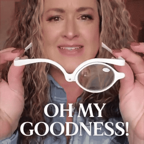 lusailstore - Rotating Makeup Glasses: Precision and Comfort