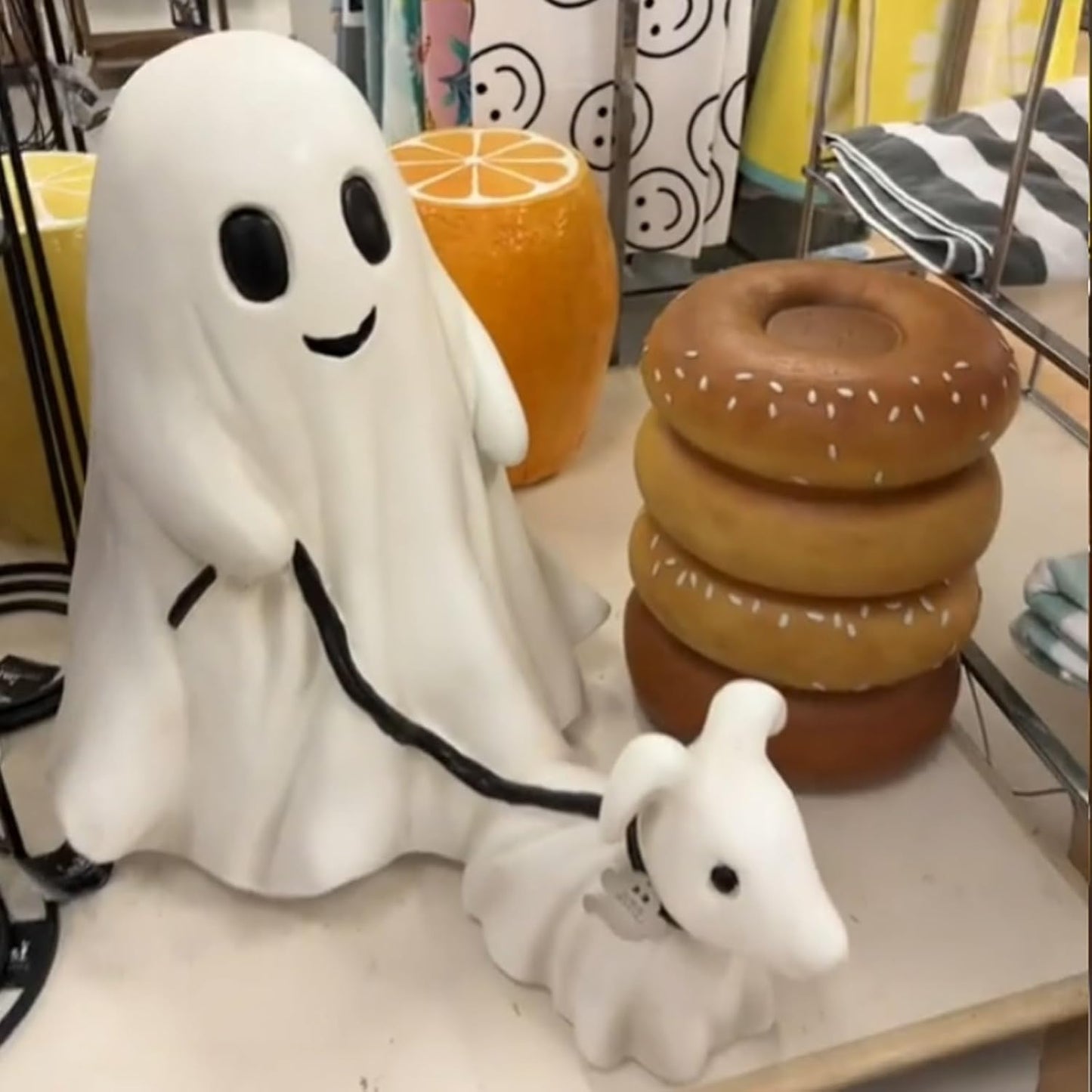 lusailstore - 2024 Ghost Walking Dog Statue