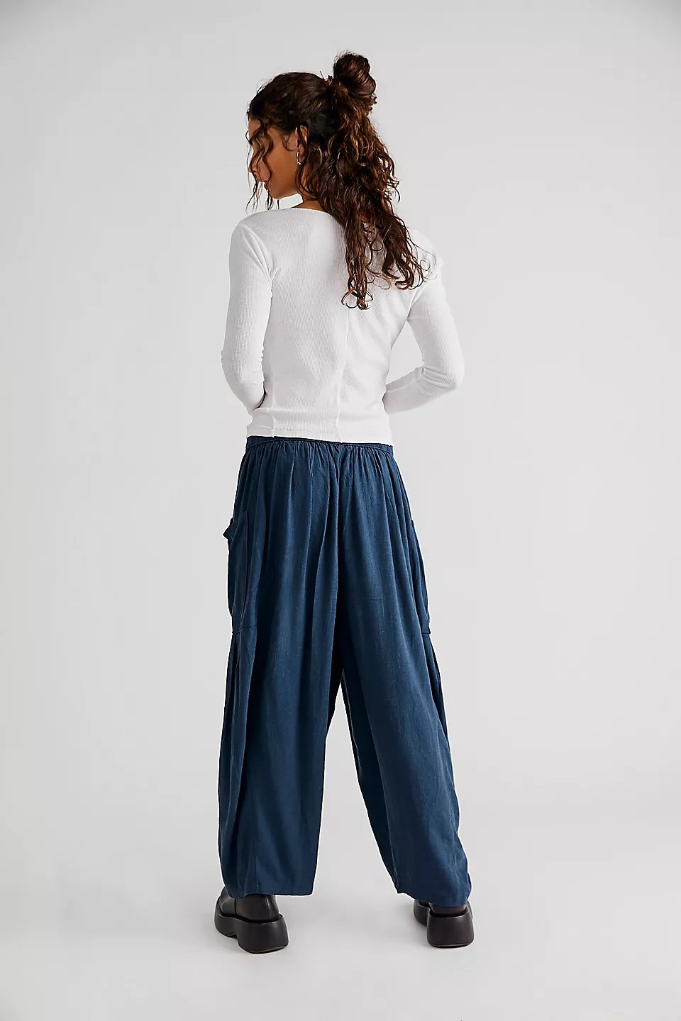lusailstore -pockets summer harem pants