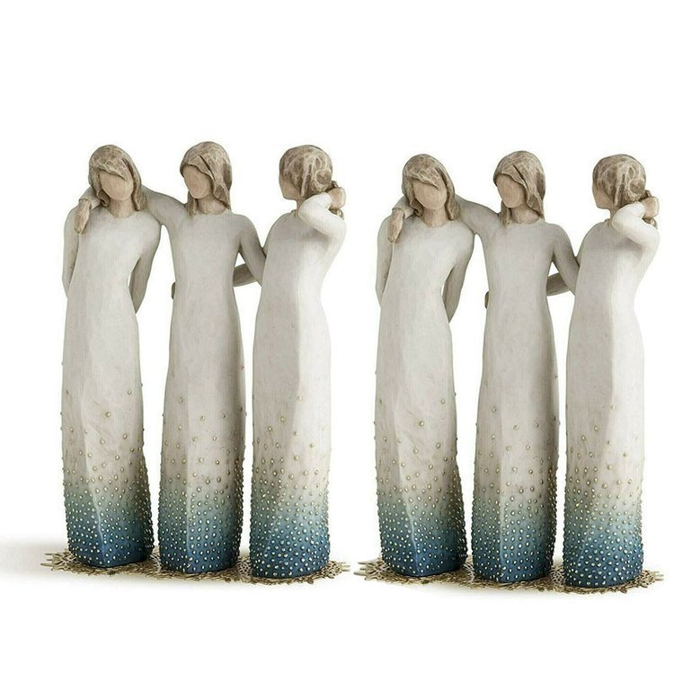 lusailstore- By My Side, Sculpted Hand-Painted Figure