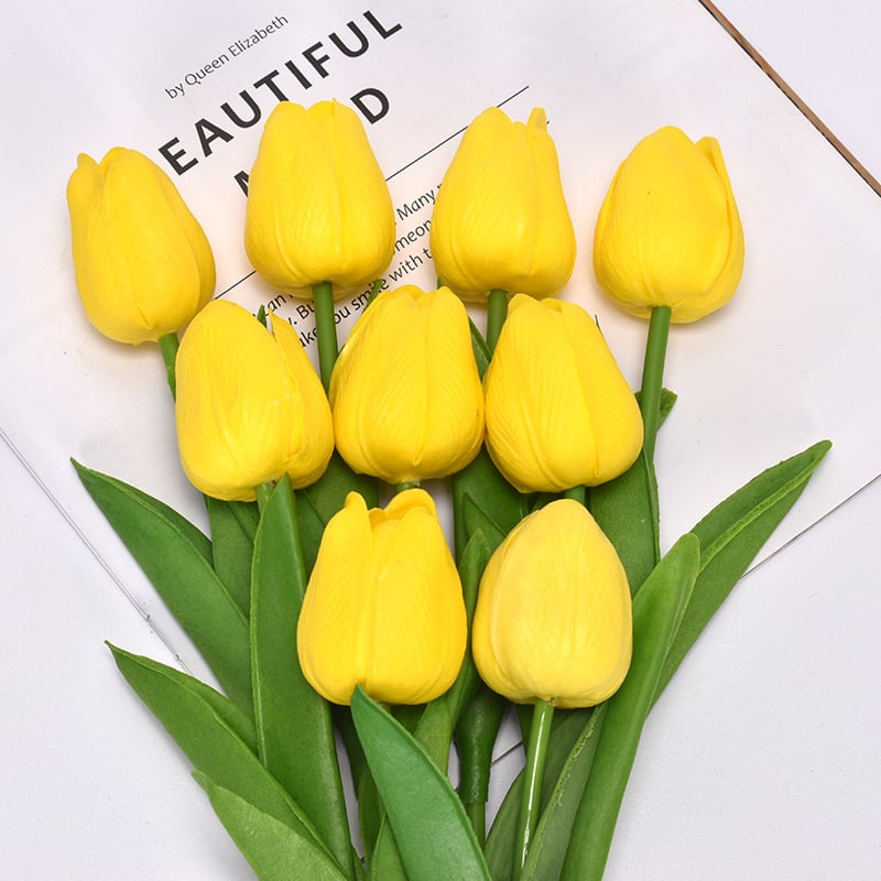 lusailstore- UV resistant realistic artificial tulip flower
