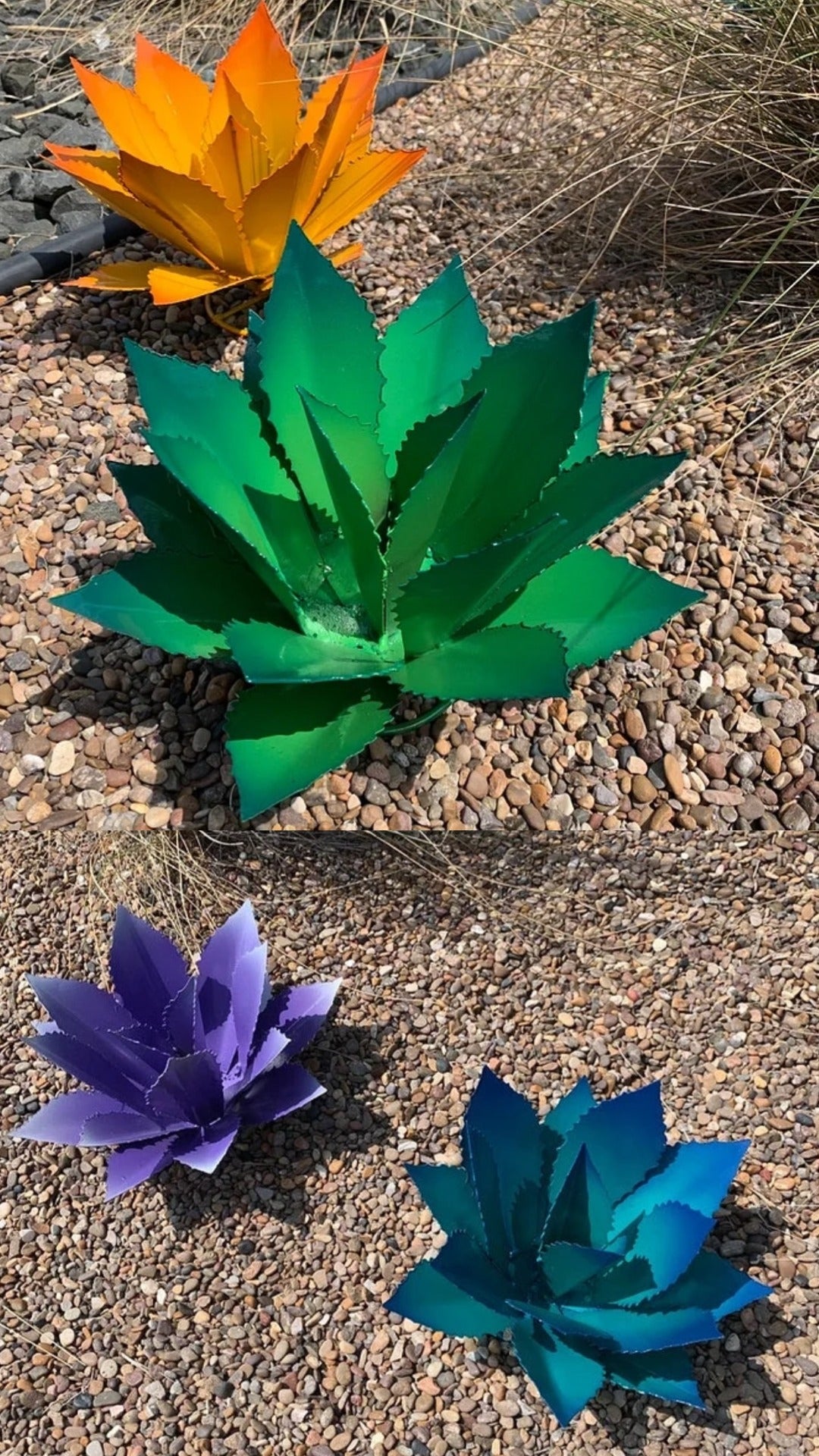 lusailstore - Decorative metal plant agave