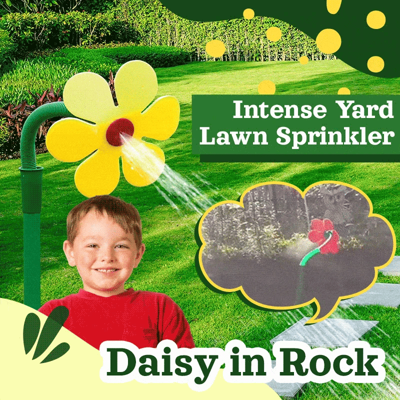 lusailstore - Dancing Sunflower Rotating Garden Sprinkler