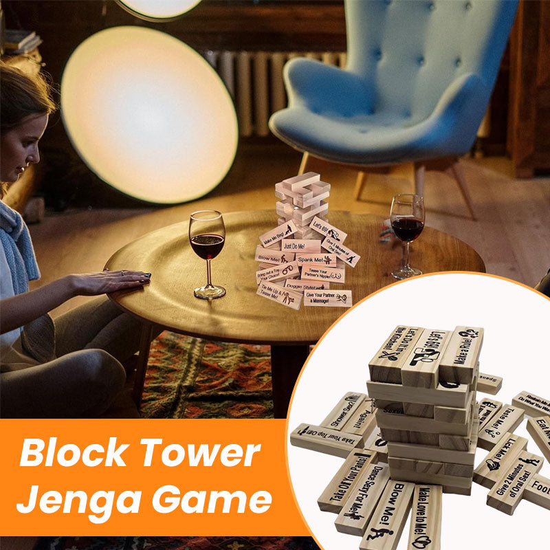 lusailstore - Naughty Block Tower Jenga Game