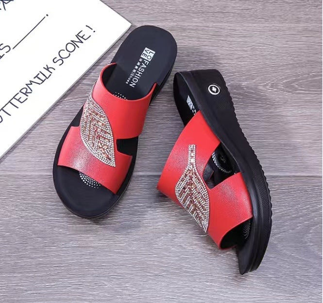 lusailstore-Comfortable Ultra Leather Platform Orthopedic Shoes