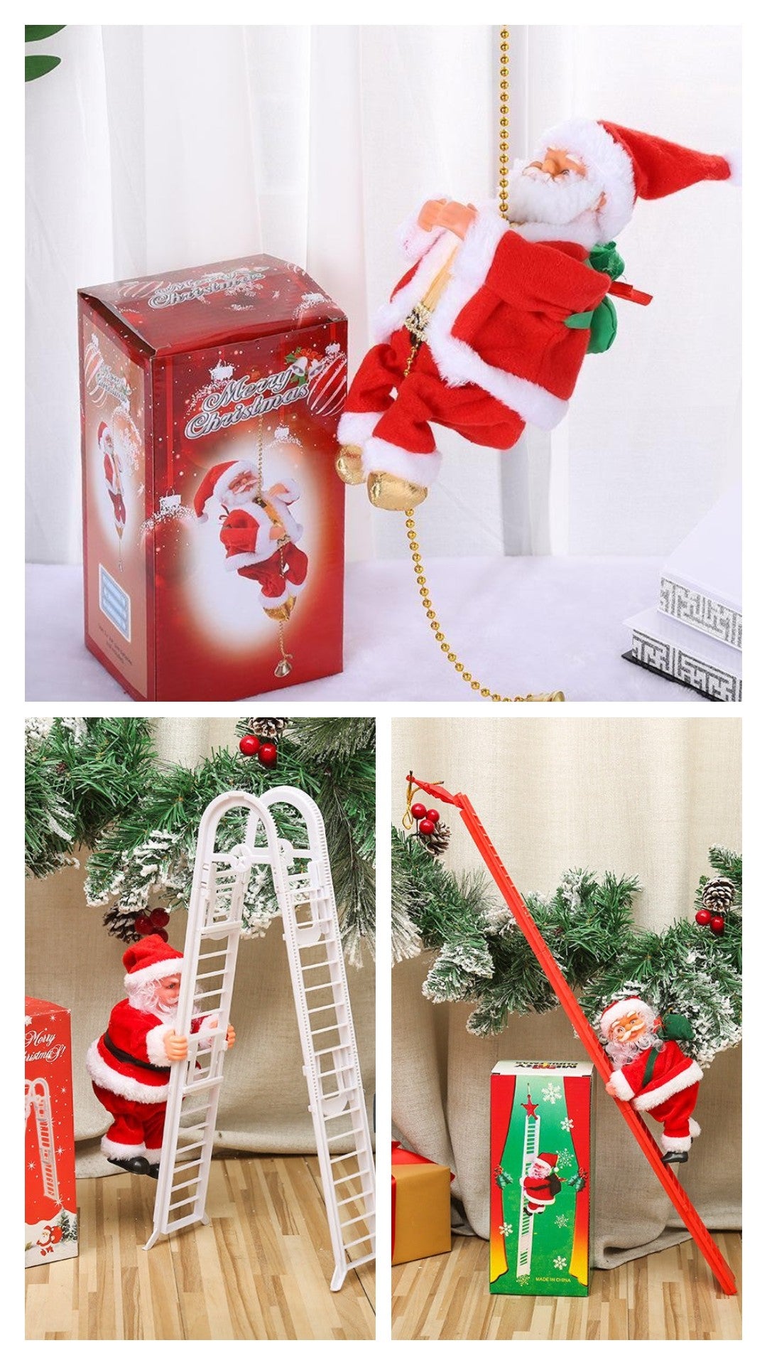 lusailstore - Rope Climbing Santa