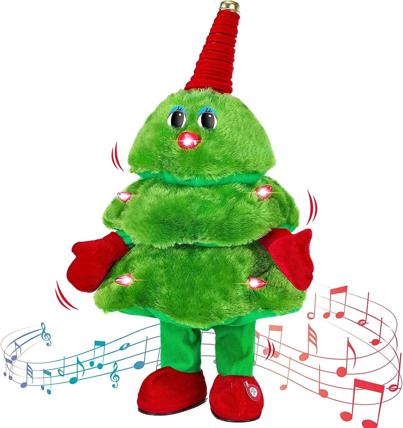 lusailstore - Sing and Dance Rock Christmas Tree Toy