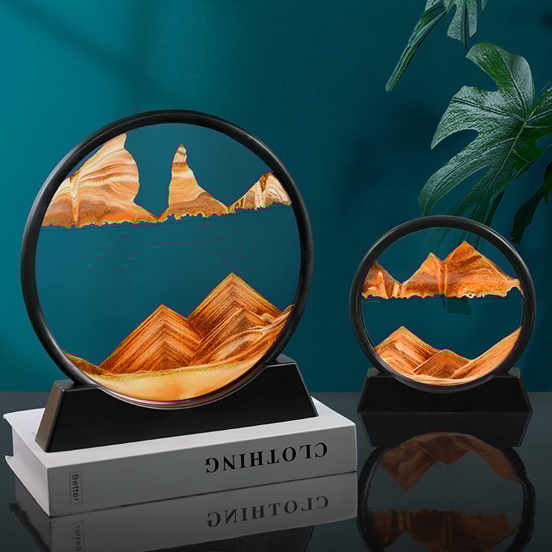 lusailstore-3D Hourglass Deep Sea Sand Scene