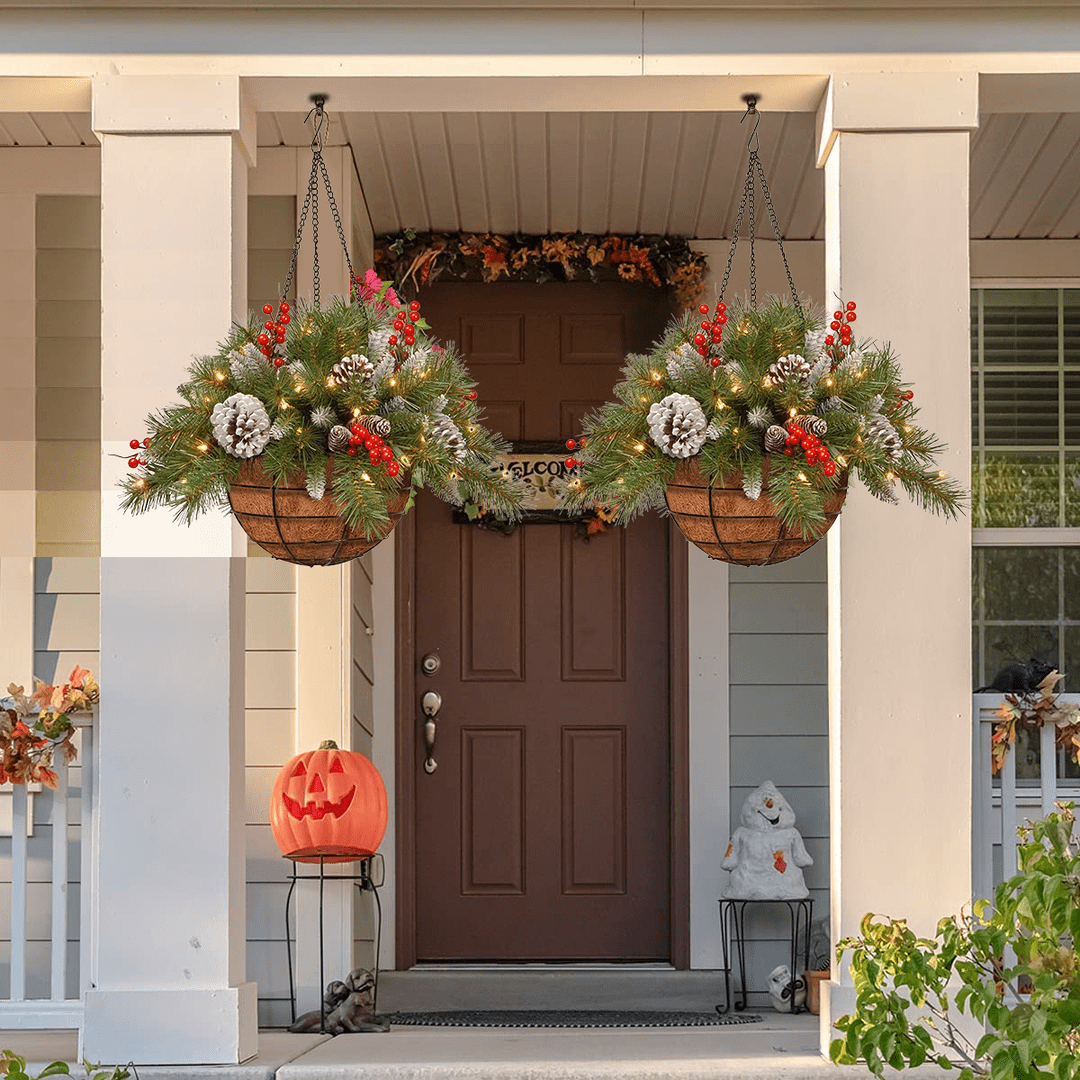 lusailstore - Magic Night Christmas Hanging Basket