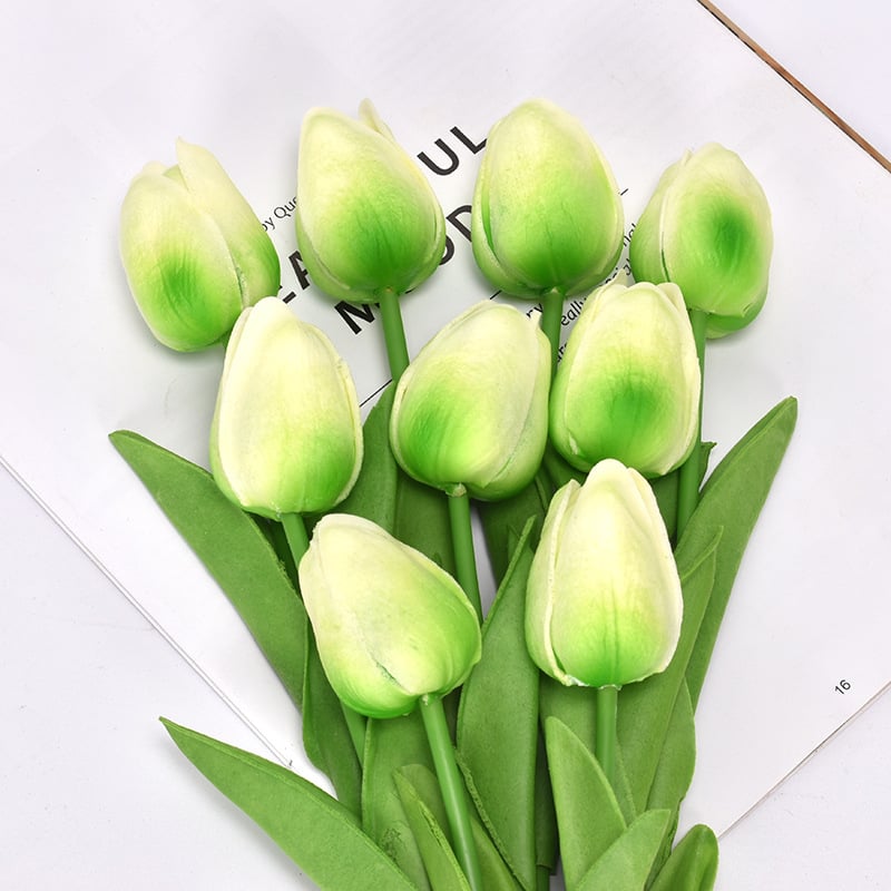 lusailstore- UV resistant realistic artificial tulip flower