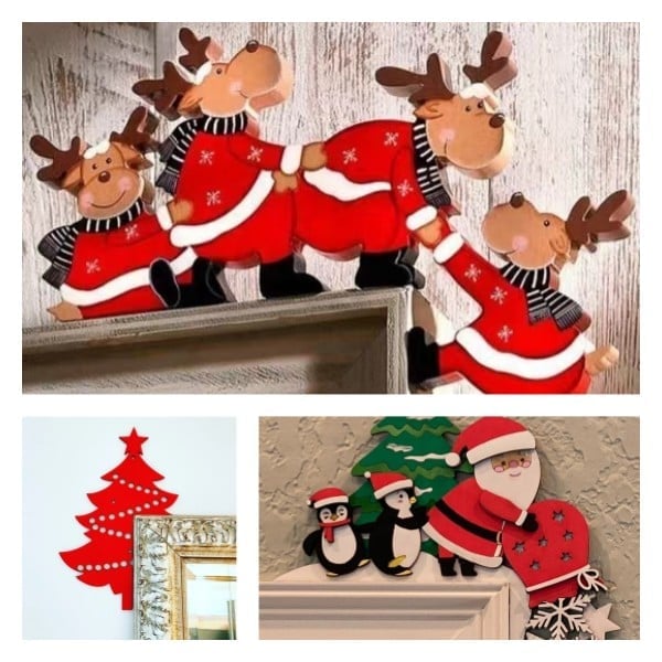 lusailstore - christmas door frame decorations