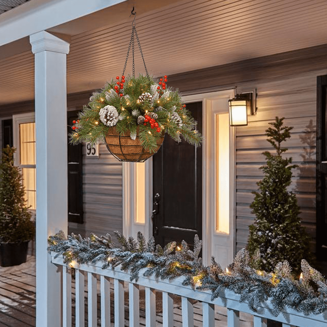 lusailstore - Magic Night Christmas Hanging Basket