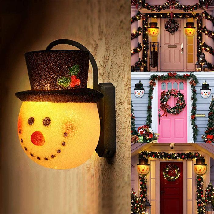lusailstore - Snowman Porch Light Cover