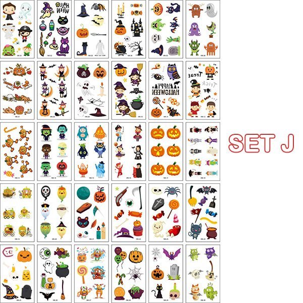 lusailstore- Halloween prank makeup temporary tattoo