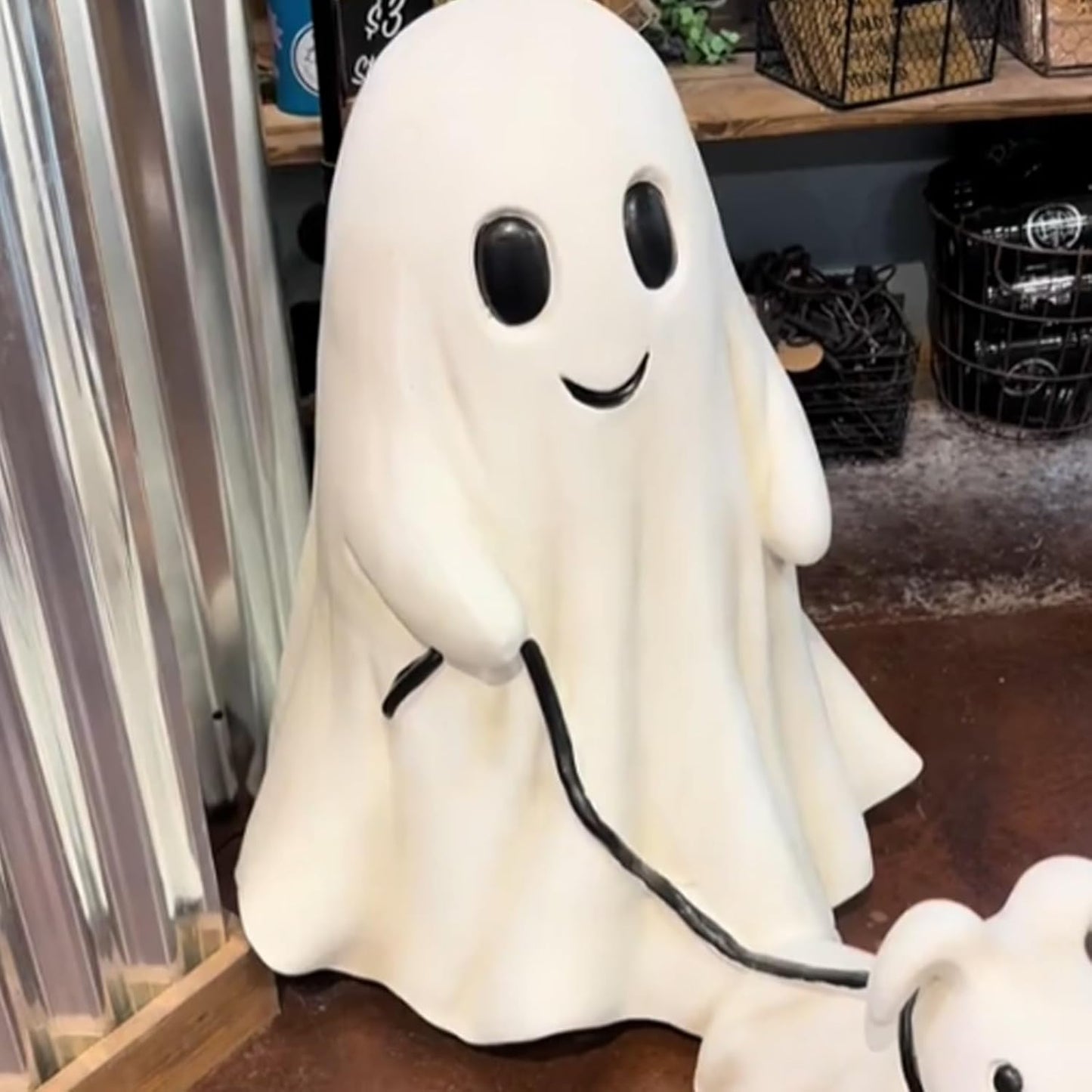 lusailstore - 2024 Ghost Walking Dog Statue