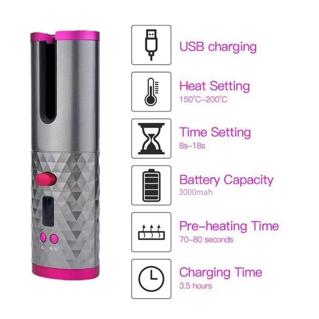 lusailstore- Cordless Automatic Curler