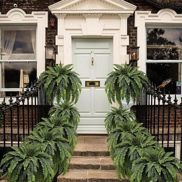 lusailstore-UV Resistant Lifelike Artificial Boston Fern