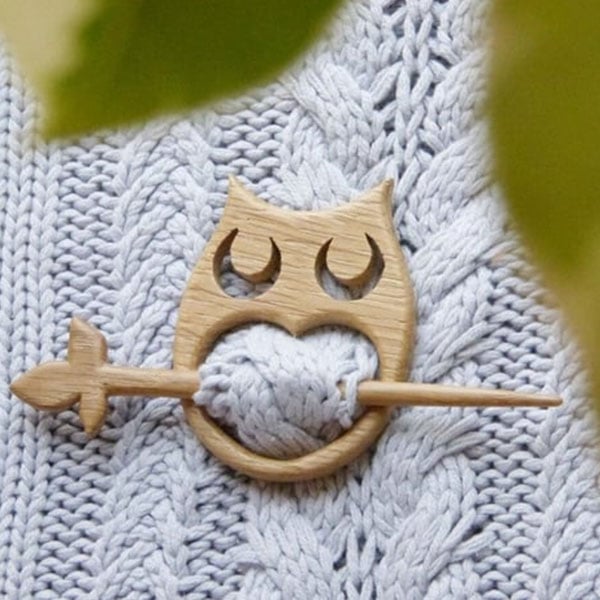 lusailstore - wooden animal brooches