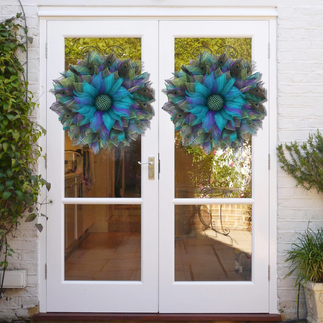 lusailstore-Noble and unique peacock pattern wreath