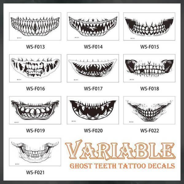 lusailstore- Halloween prank makeup temporary tattoo