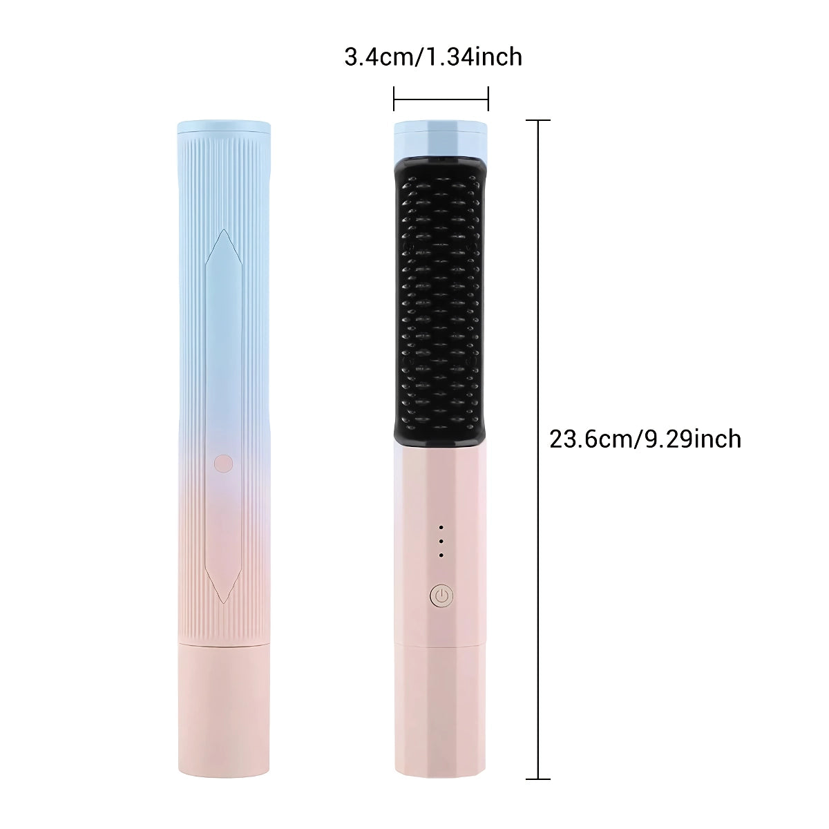 lusailstore - cordless portable heated hair brush