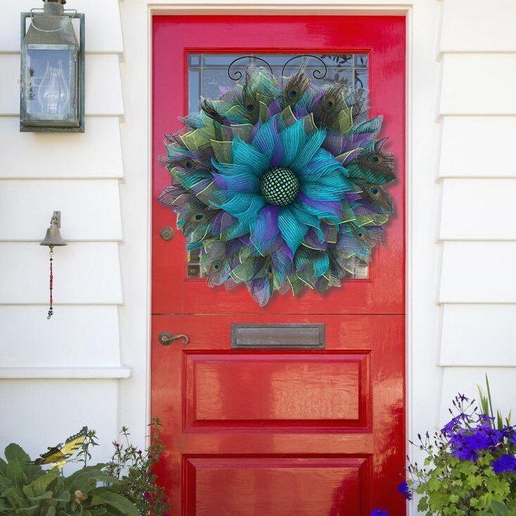 lusailstore-Noble and unique peacock pattern wreath