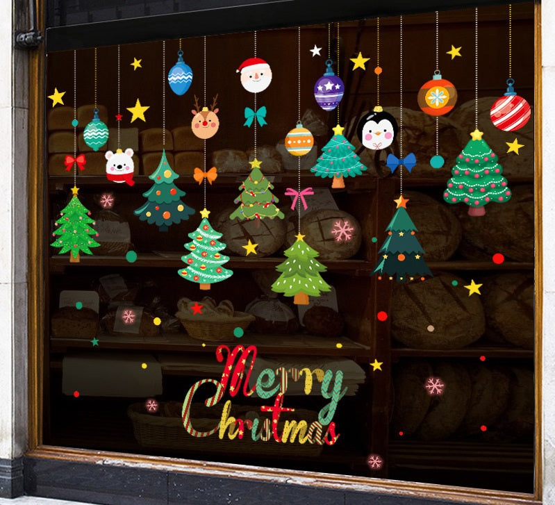 lusailstore - Christmas window stickers