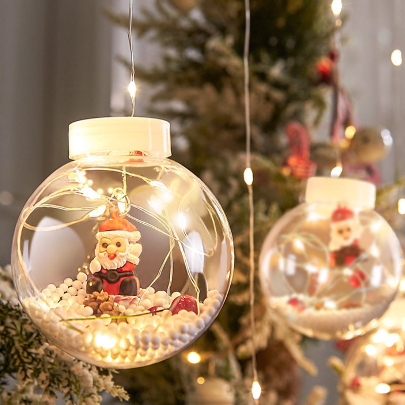lusailstore - Christmas Led Wishing Ball String Lights Decorations