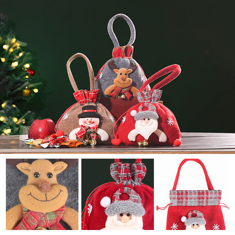 lusailstore-Christmas gift bag zipper design
