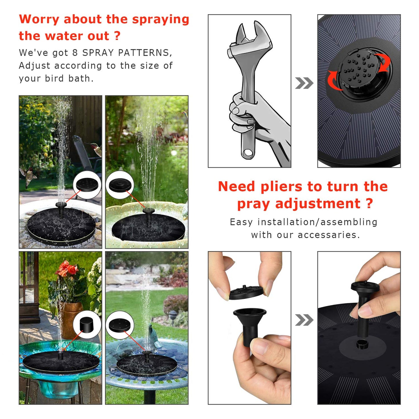 lusailstore - Solar outdoor fountain