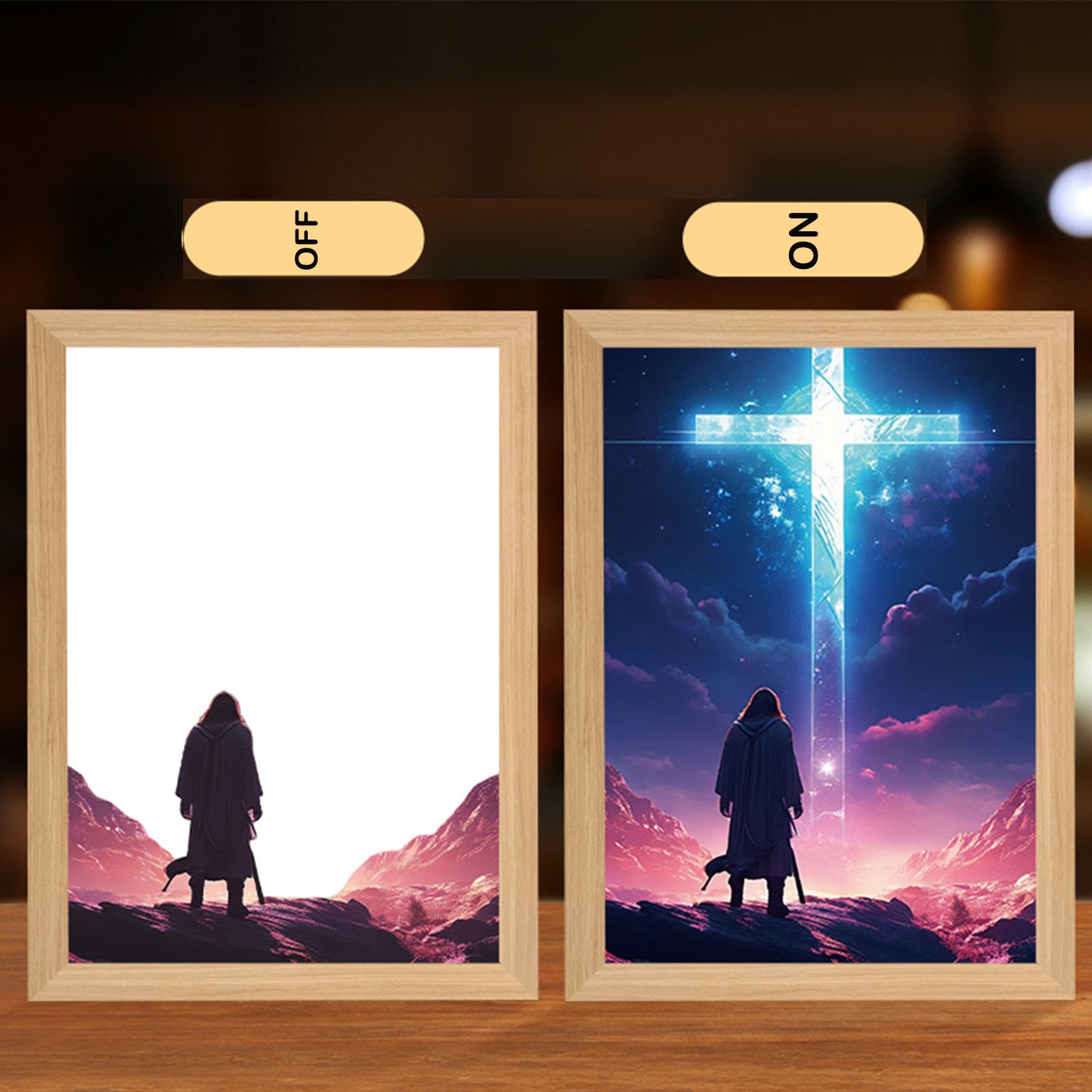 lusailstore - 4D LED Painted Jesus Night Light
