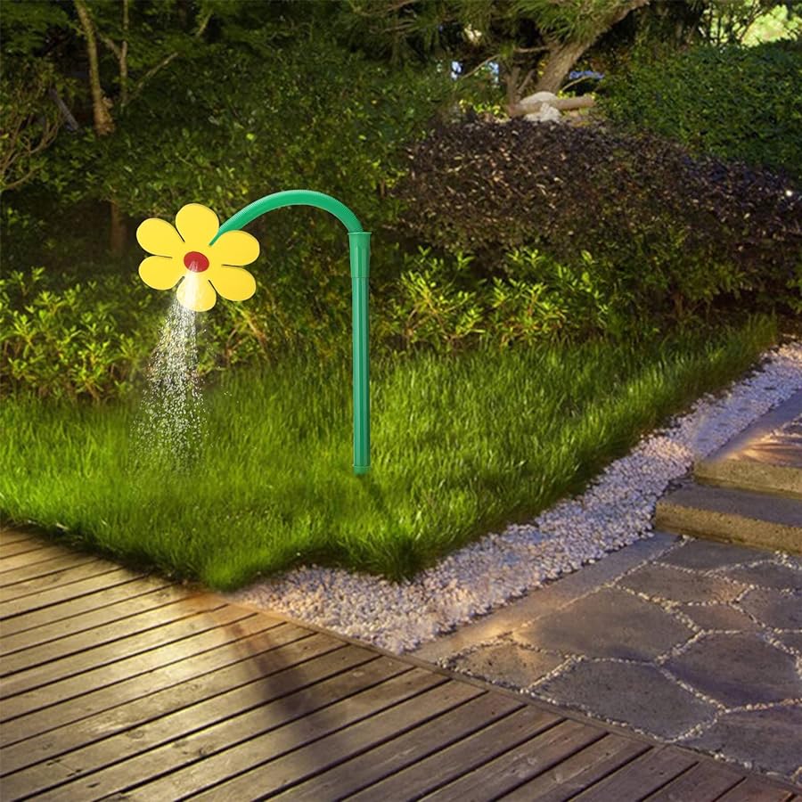 lusailstore - Dancing Sunflower Rotating Garden Sprinkler