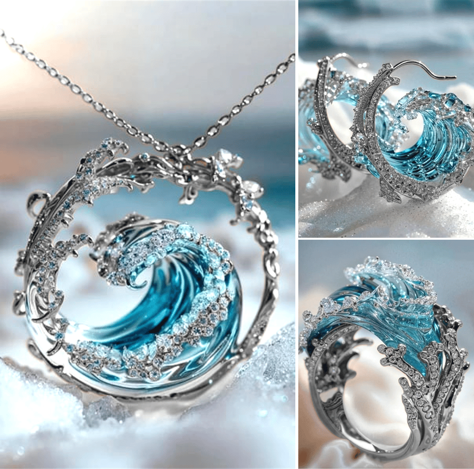 lusailstore-Ocean's Oath Jewelry Set