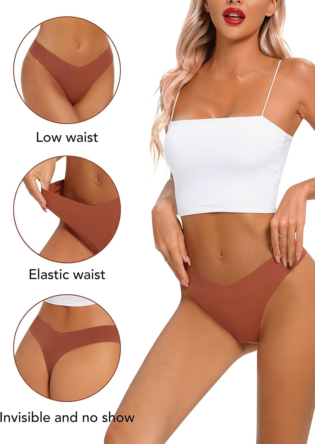 lusailstore - women's seamless thongs