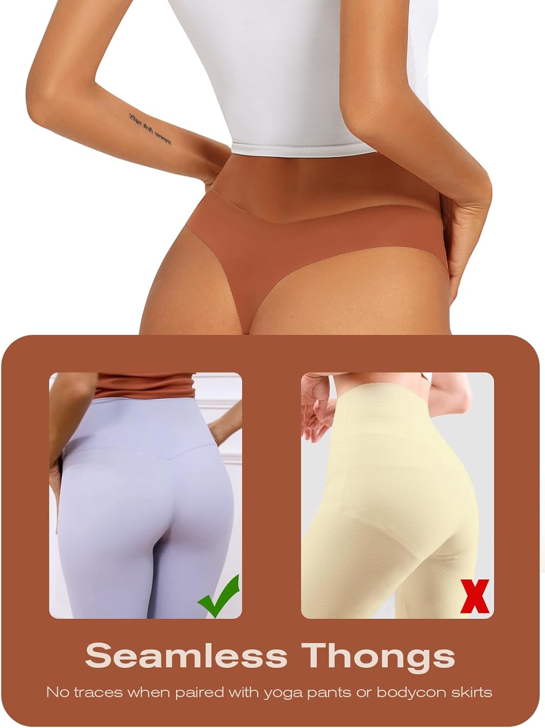 lusailstore - women's seamless thongs