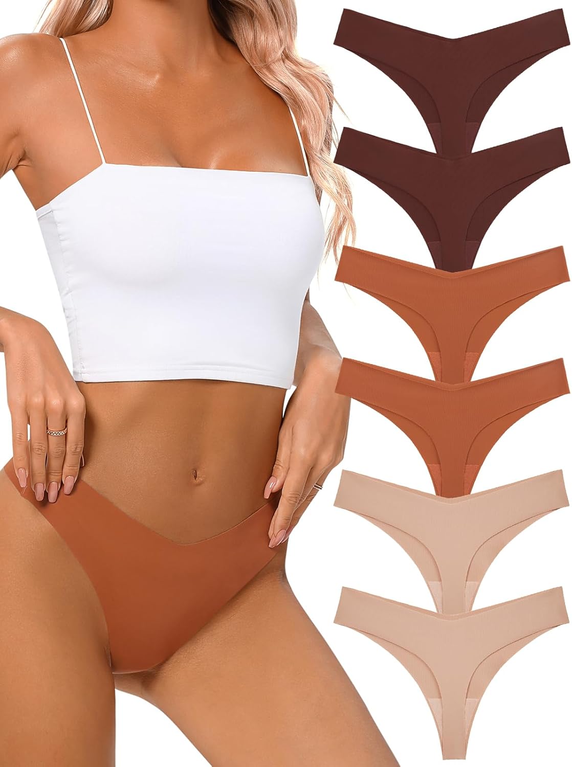 lusailstore - women's seamless thongs