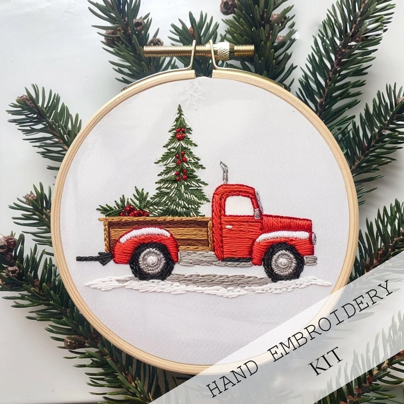 lusailstore-Christmas Embroidery KIT