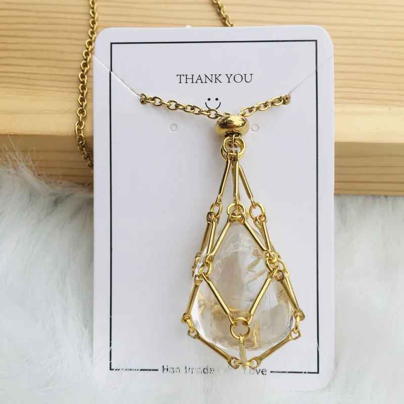 lusailstore-2024 Crystal Gemstone Necklace