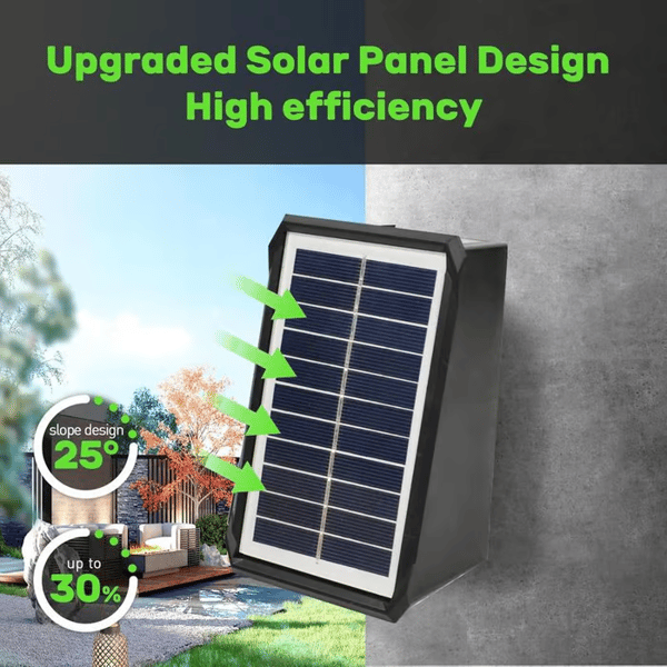 lusailstore - solar outdoor wall lights
