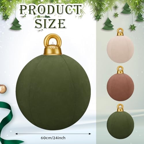 lusailstore - Giant inflatable velvet Christmas ball