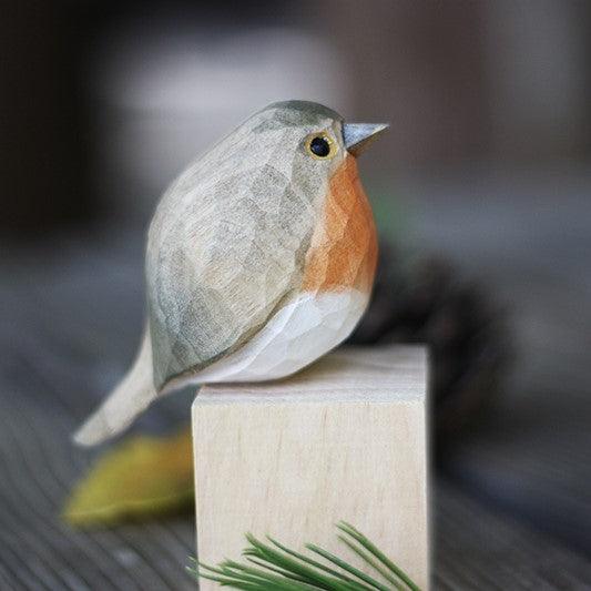 lusailstore - painted handmade european robin figurines