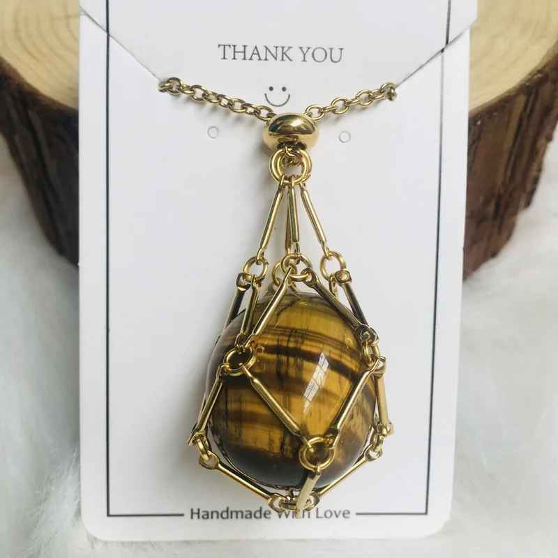 lusailstore-2024 Crystal Gemstone Necklace