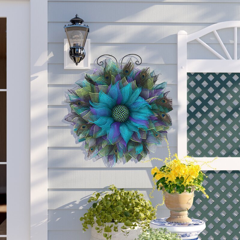 lusailstore-Noble and unique peacock pattern wreath